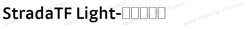 StradaTF Light字体转换